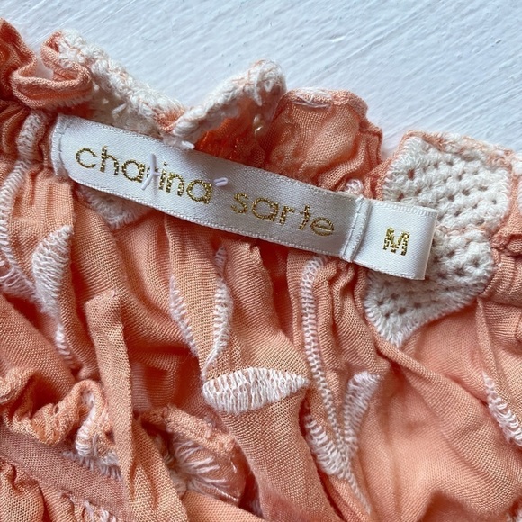 Charina Sarte Papillon Mini Dress - Salmon - Picture 7 of 14